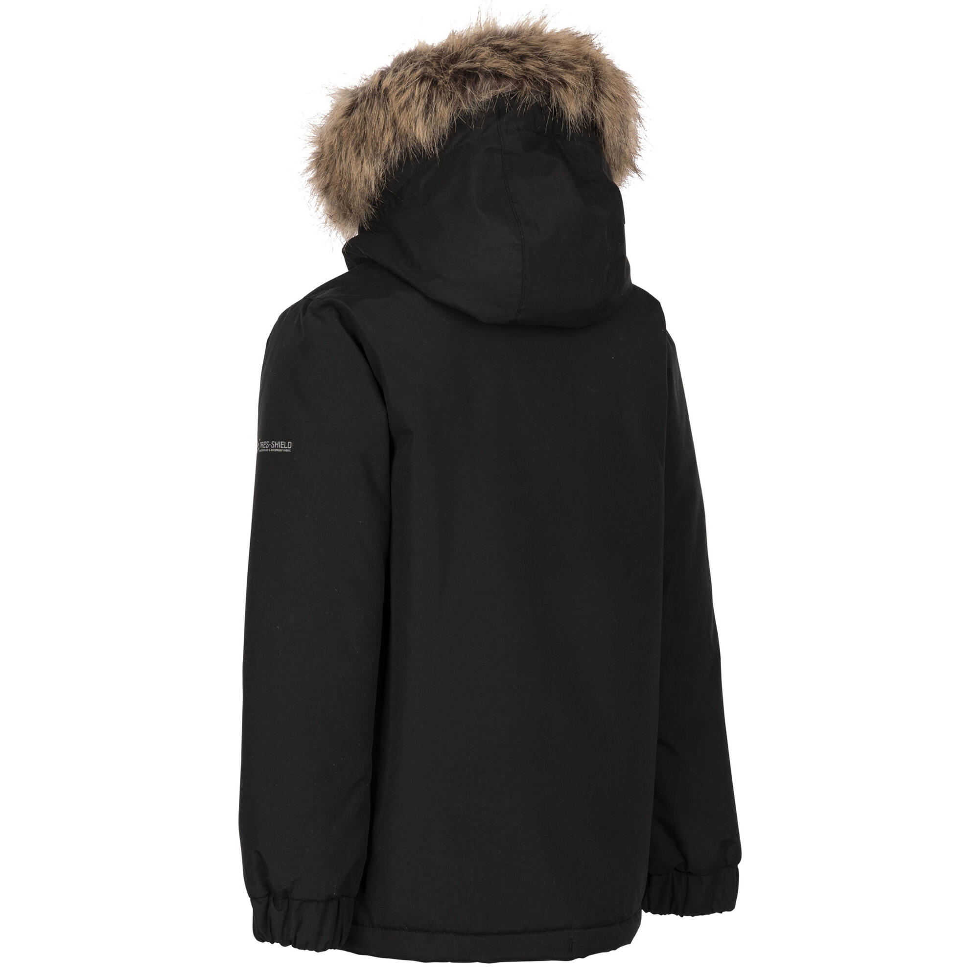 Chaqueta Impermeable Wyald para Niños/Niñas Negro 2/3