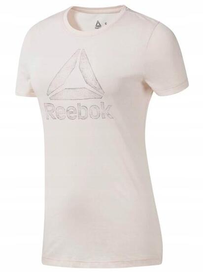 KOSZULKA damska REEBOK bawełniana EC2029 różowa XS
