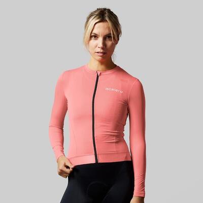 Wielershirt fietsshirt dames langen mouwen wielrenshirt fietskleding