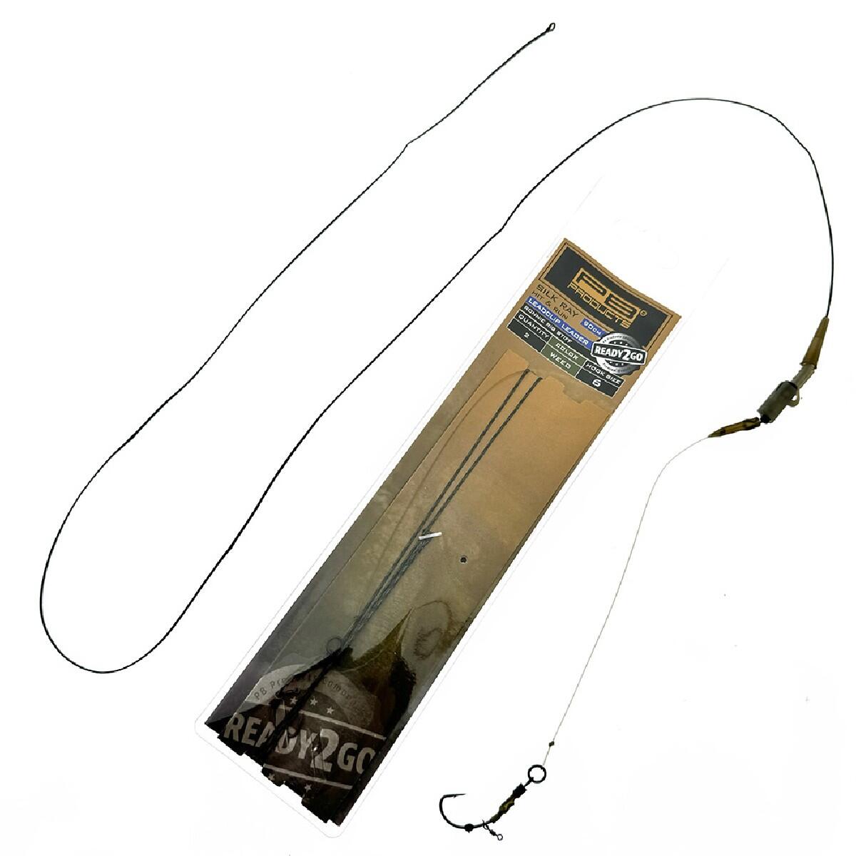 PB PB R2G Clip SR Leader 90 With Shot on the Hook Rig Weed 2st. Size 4