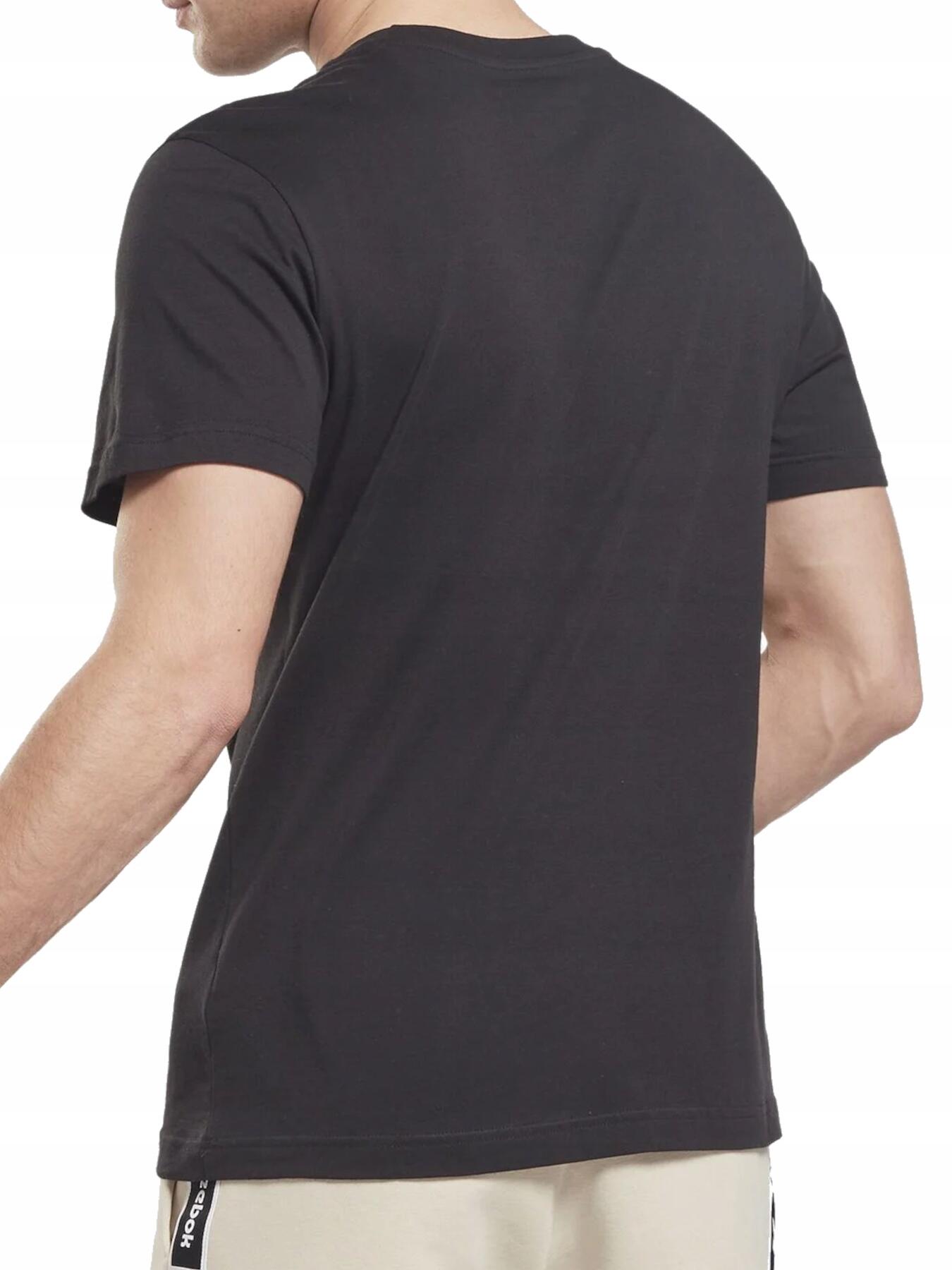 KOSZULKA męska REEBOK t-shirt HG4441 czarna S 4/5