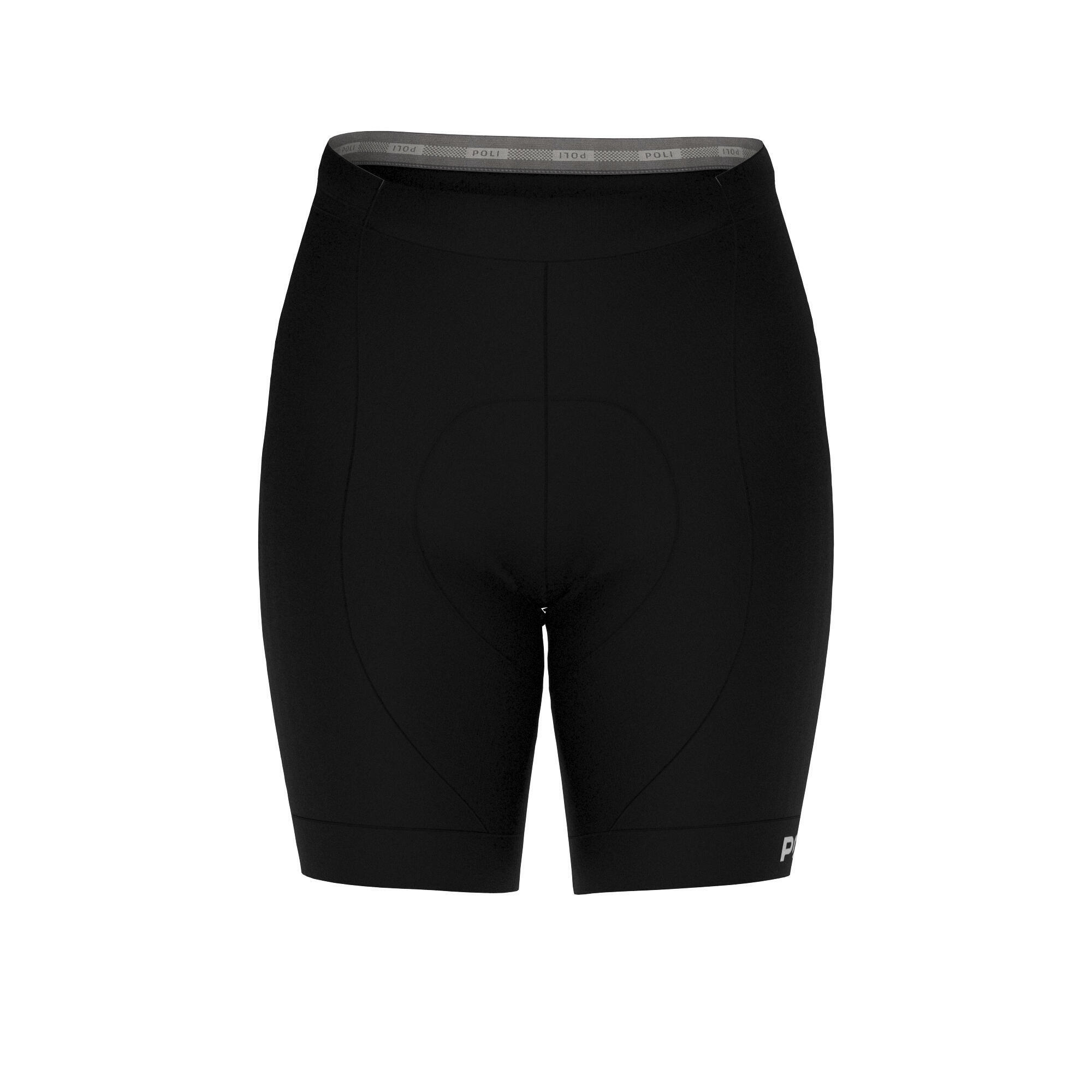 Poli - Cuissard De Cyclisme Sans Bretelles Femme - Katia Black Edition - Cuissard De Vélo - Noir - 42 M/l - Decathlon