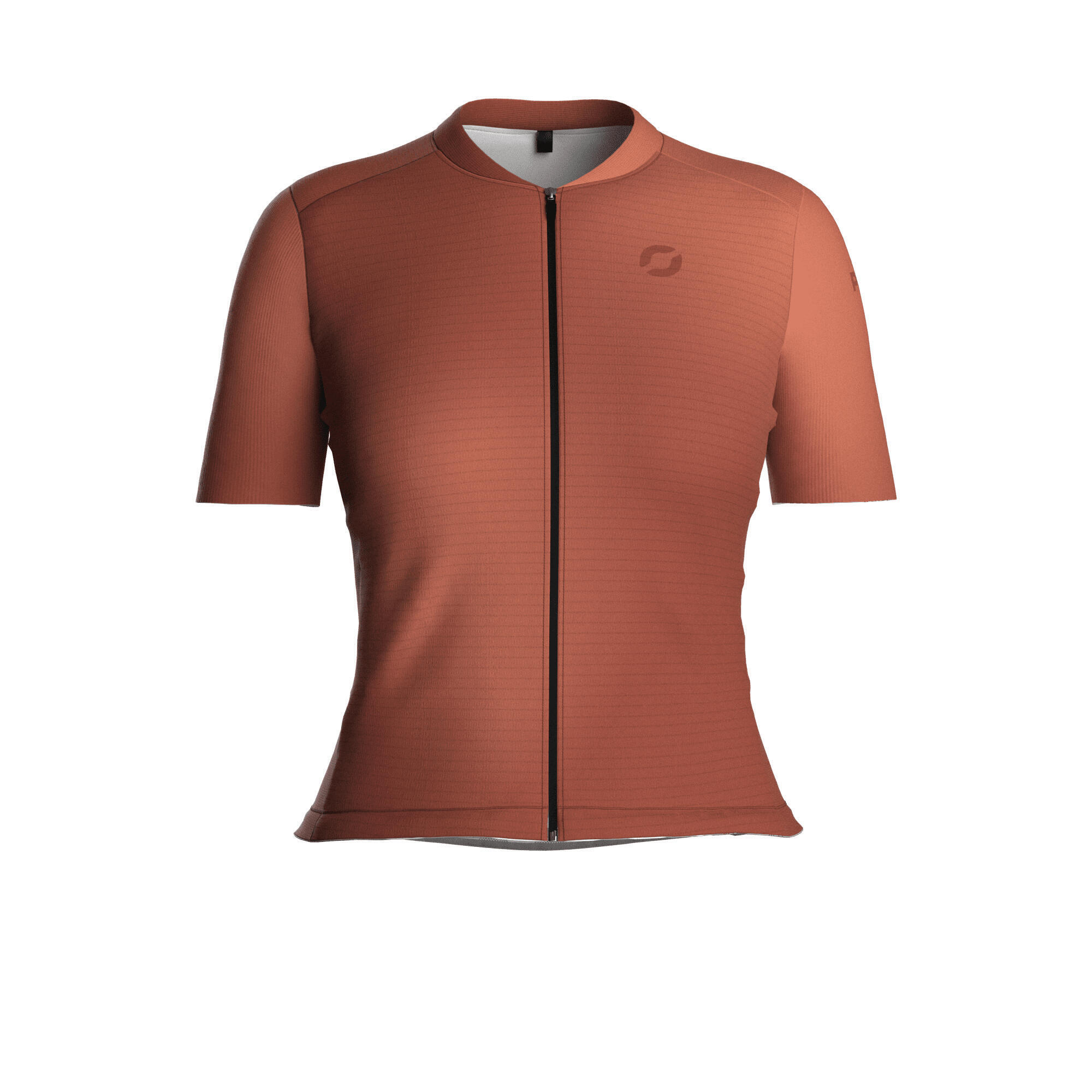 Poli - Maillot De Cyclisme Femme - Halo - Maillot Manches Courtes - Orange - 48 Xl - Decathlon