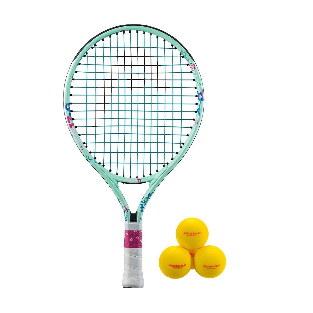 HEAD HEAD Coco Junior 19" Tennis Racket, Cover & Foam Balls