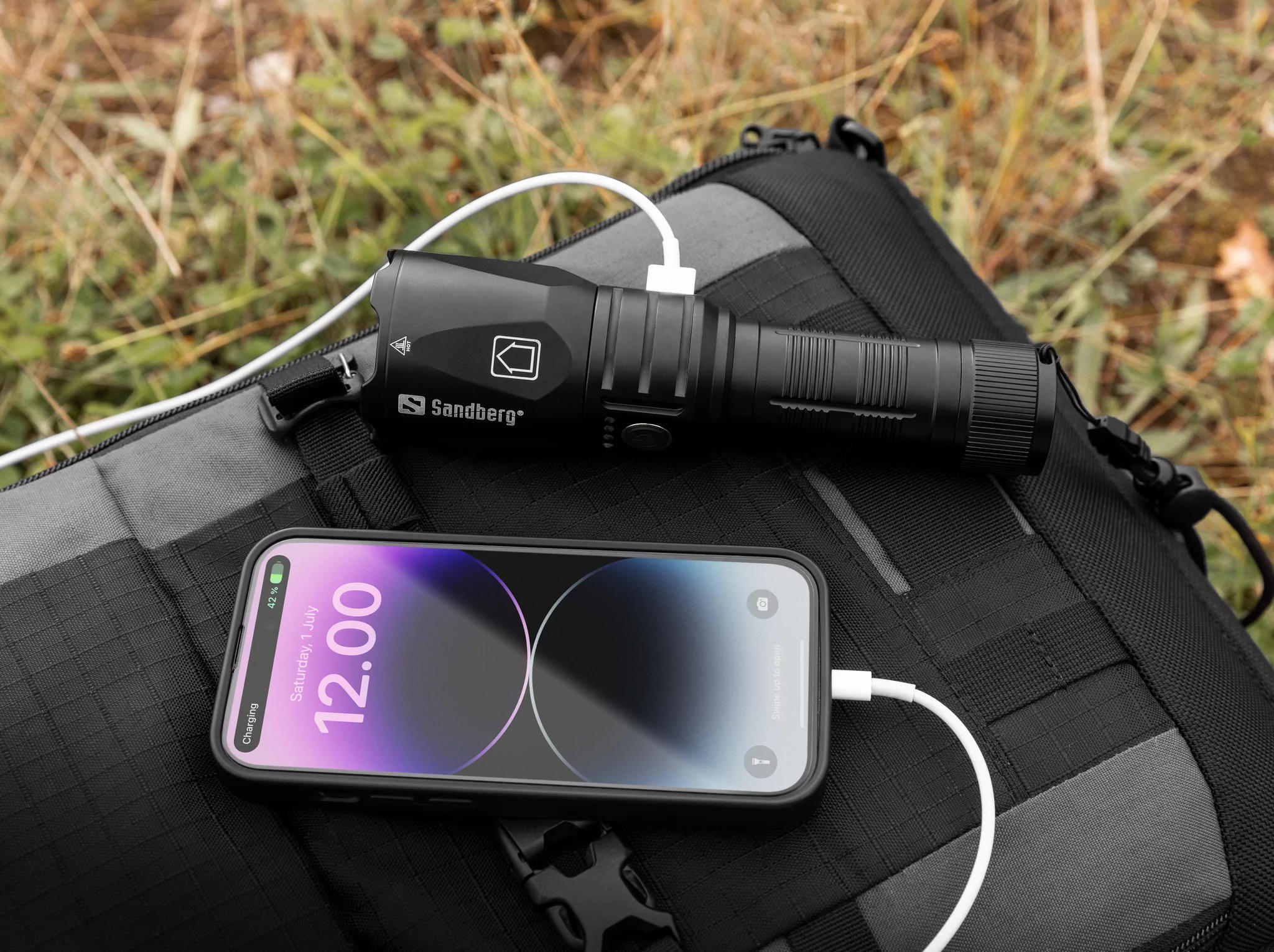 Lampe torche Powerbank SANDBERG 5000 mAh 6/7