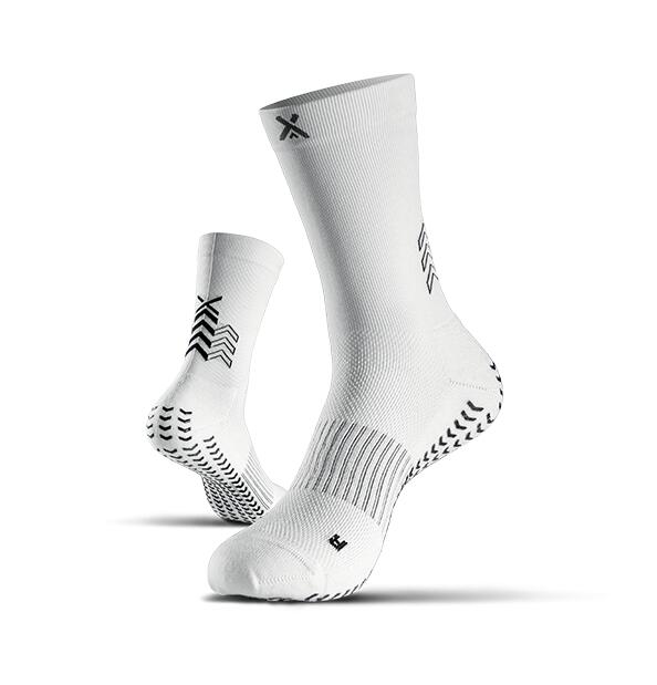 GEARXPRO SOXPro Ultra Light Witte Antislip Grip Voetbalsokken