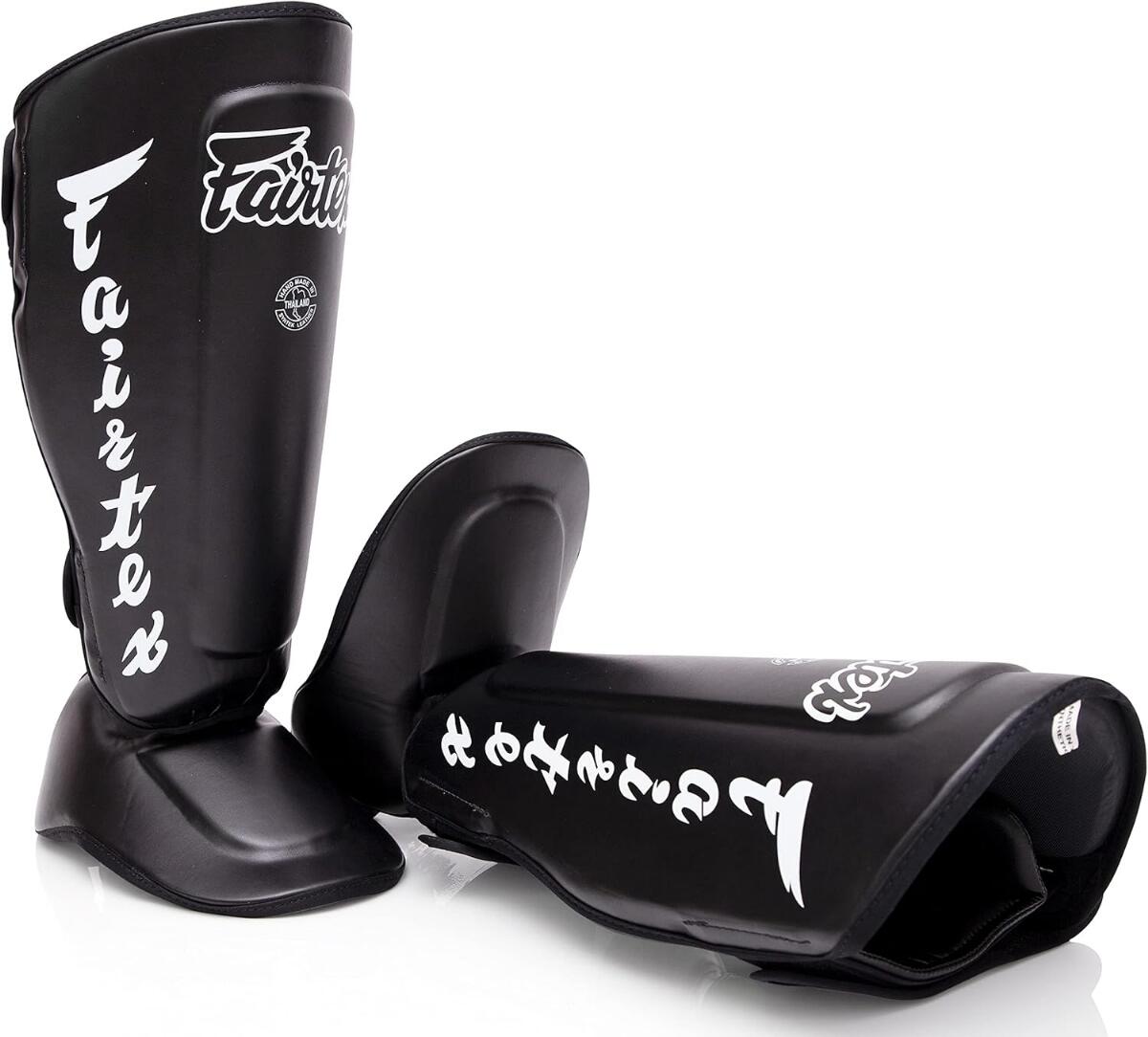 Protège-tibias Fairtex SP7 Pieds détachables Noir M 5/7