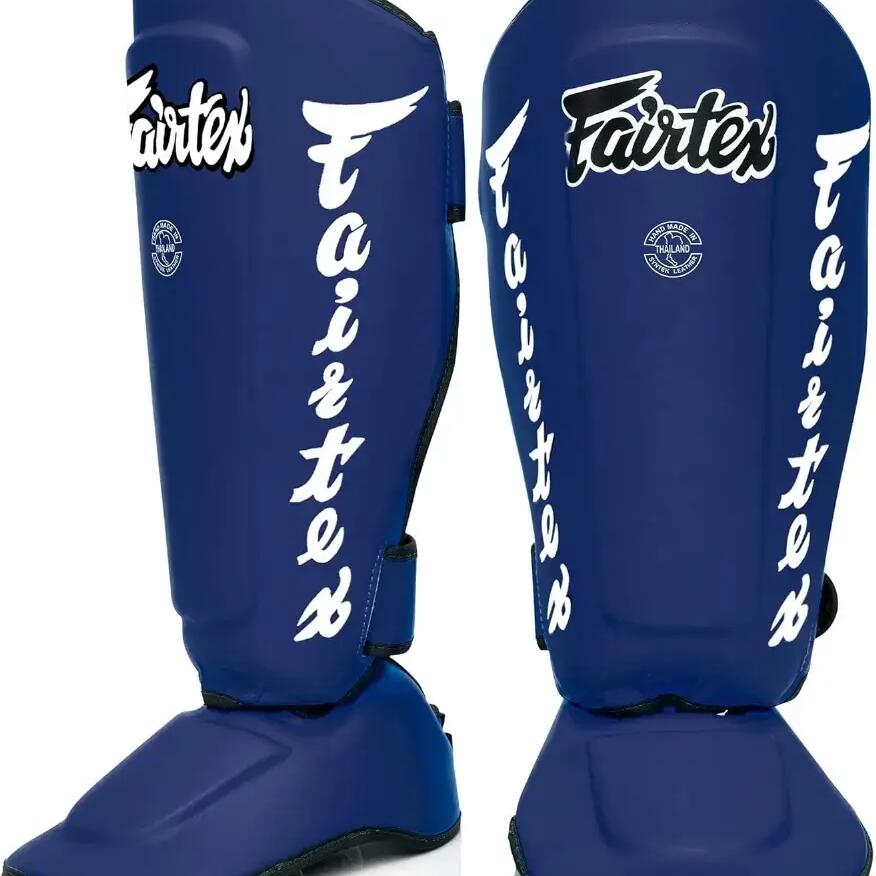 Shin Guards Fairtex SP7 Detachable Foot Blue XL