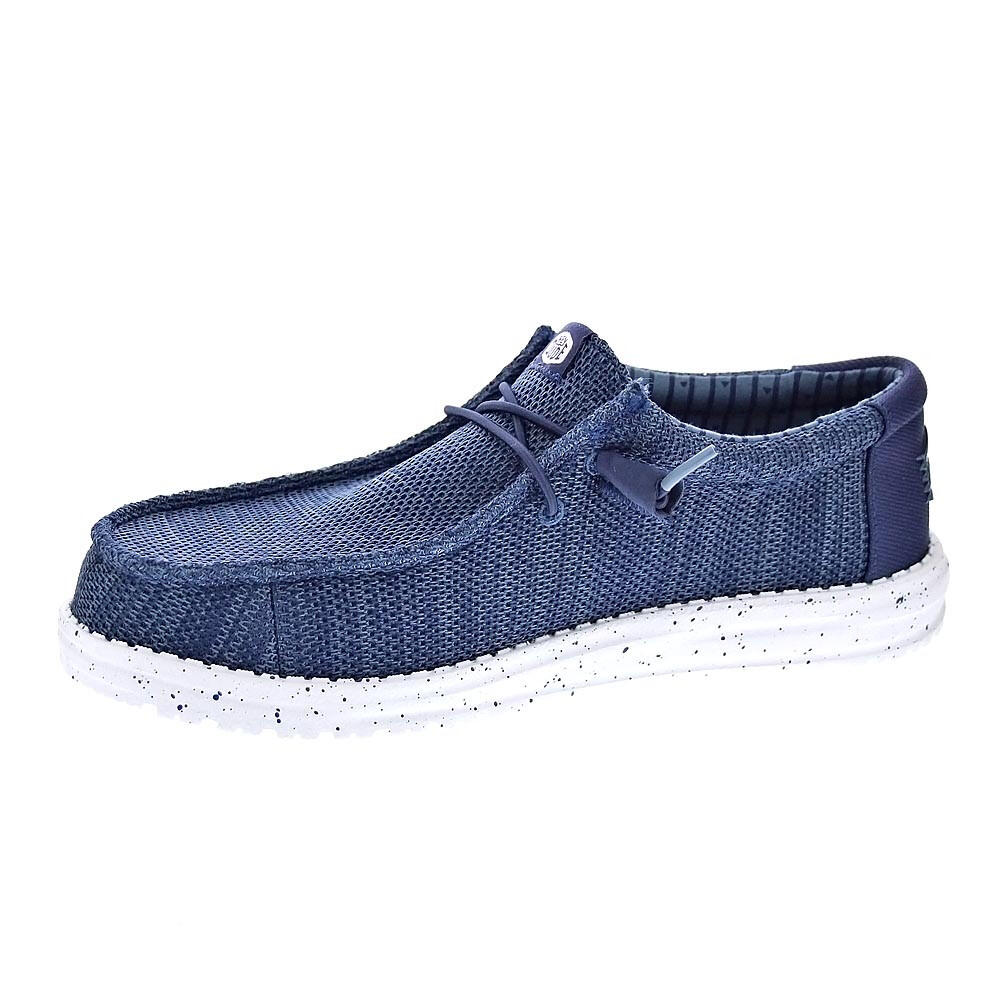 Mocasines HEY DUDE  Wally Stretch Azul  Hombre 2/6