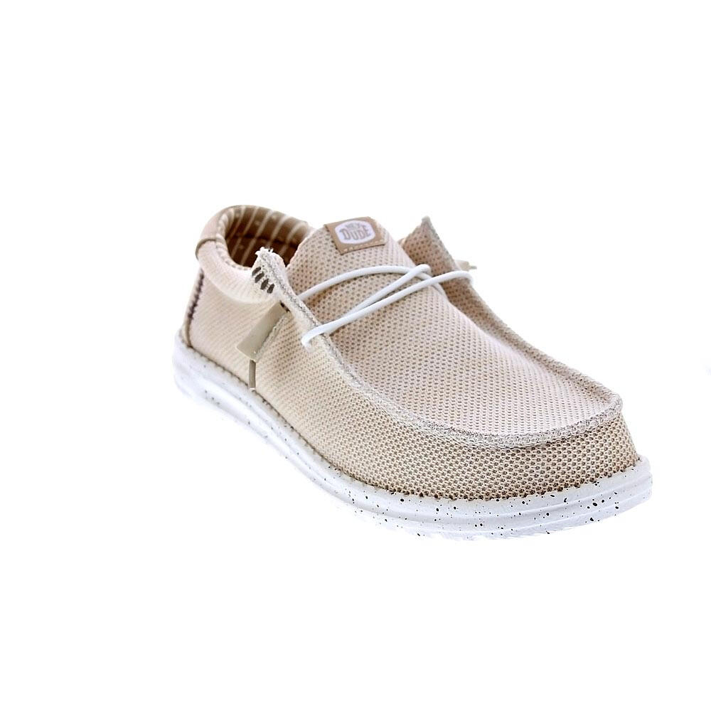 Mocasines HEY DUDE  Wally Stretch Beige  Hombre 4/6