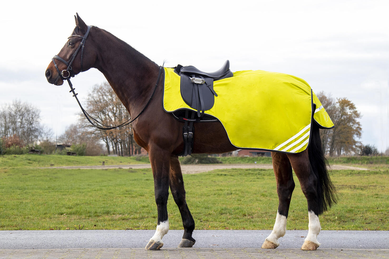 Coprireni per cavalli HKM Reflective 4/6