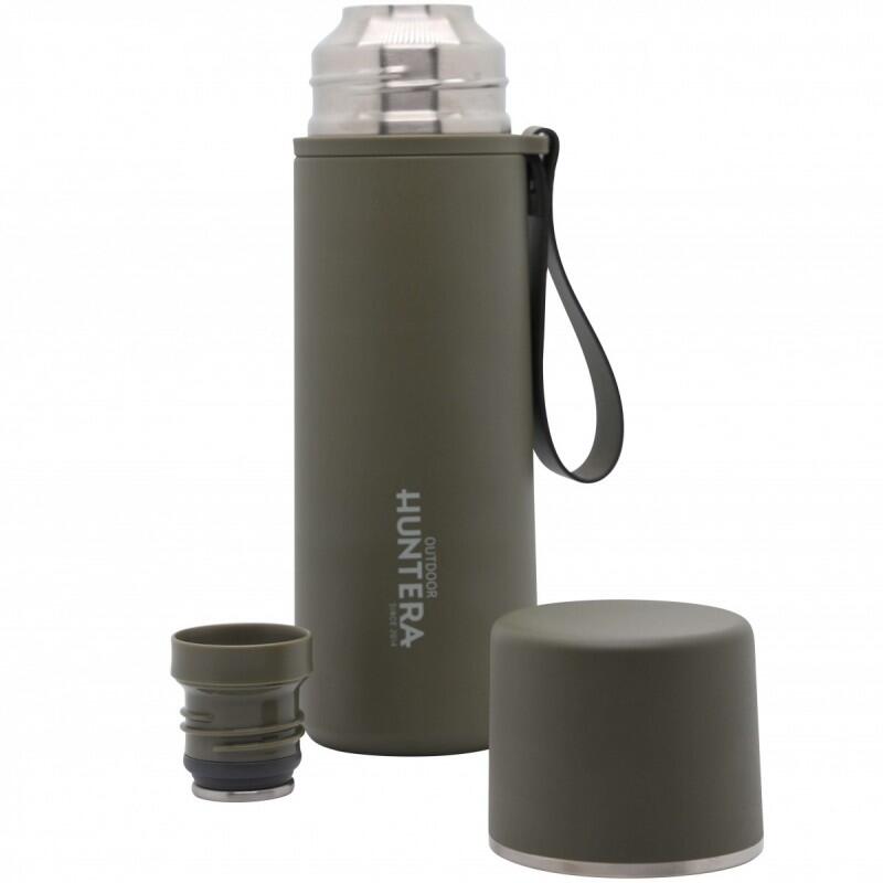 Bouteille isotherme HUNTERA 1L (verte) 1/7