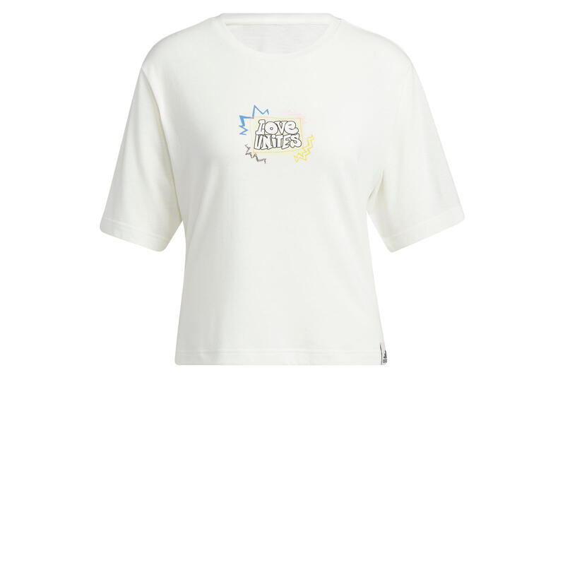 Dames-T-shirt adidas Love Unites Graphic