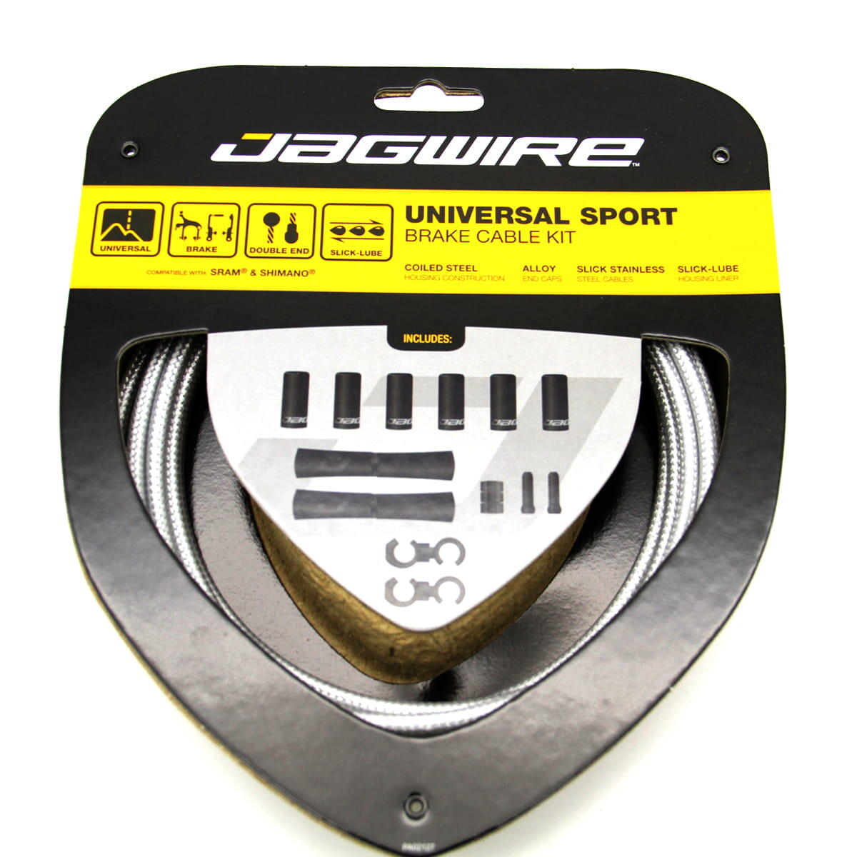 JAGWIRE Remkabelset Universeel Sport - zilver