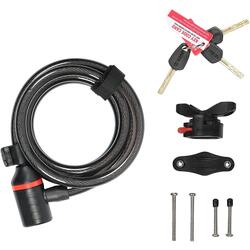 Zéfal K-Traz, Câble Antivol Vélo - Cadenas Vélo avec support