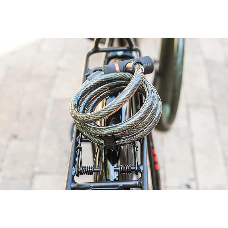 Zéfal K-Traz, Câble Antivol Vélo - Cadenas Vélo avec support