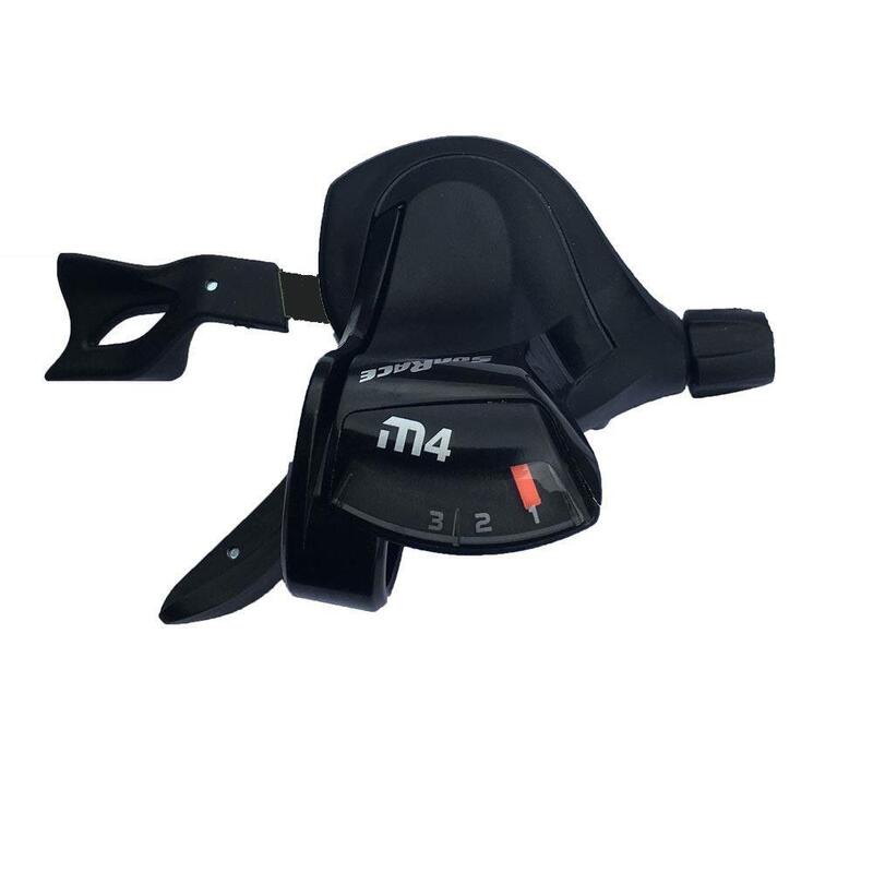 Manette De Vitesses SunRace DLM 400 Pour Vélo - 3 Vitesses - Compatible Shimano - Indicateur Optique