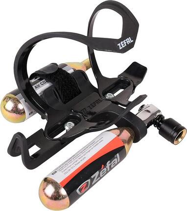 ZEFAL Pulse Z2i - Seitlich einführbarer Fahrradflaschenhalter mit CO2-Patronen