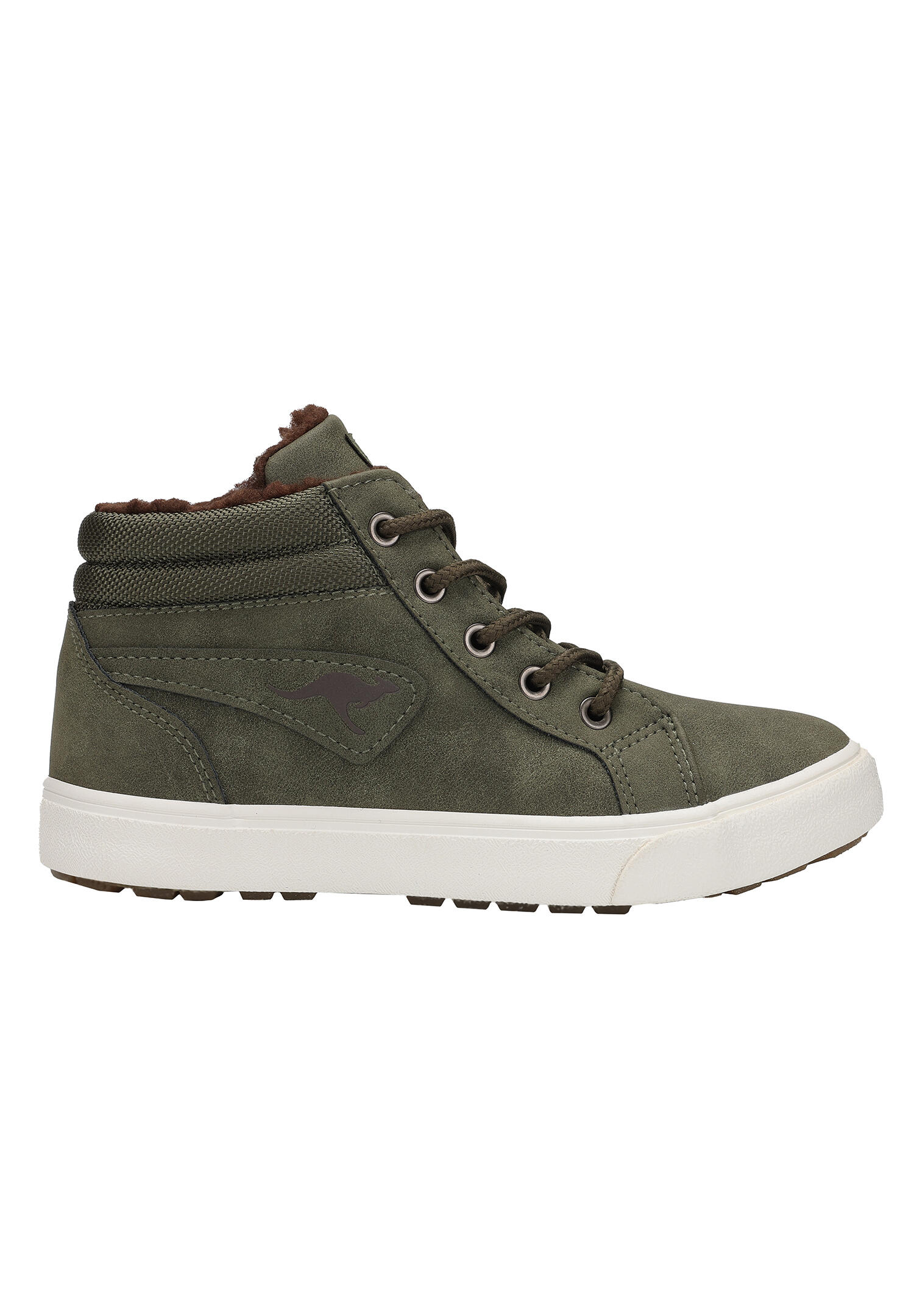 KangaROOS Kavu I High-Top Kinder Sneaker Unisex grün gefüttert Winterschuhe 2/7