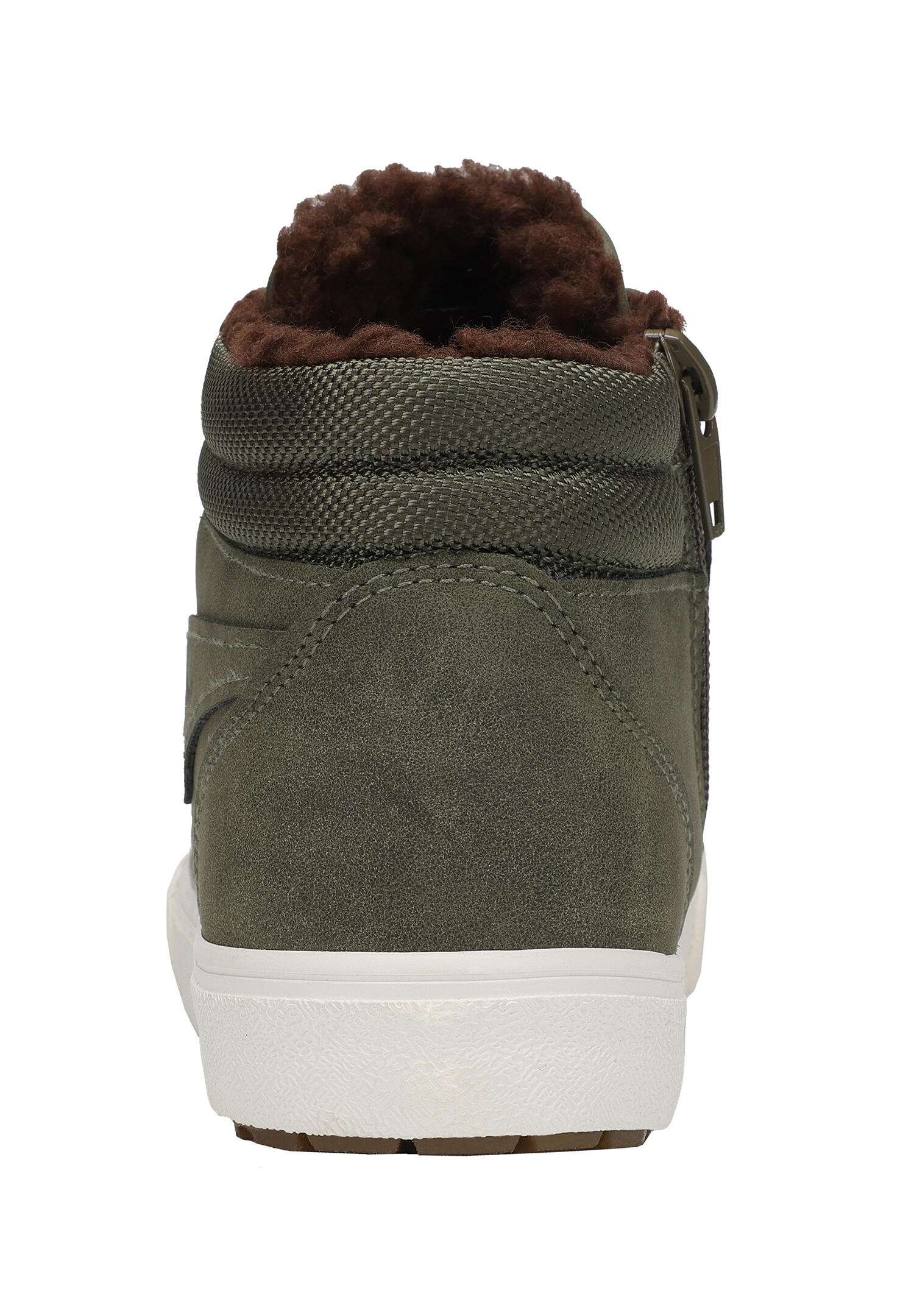 KangaROOS Kavu I High-Top Kinder Sneaker Unisex grün gefüttert Winterschuhe 5/7