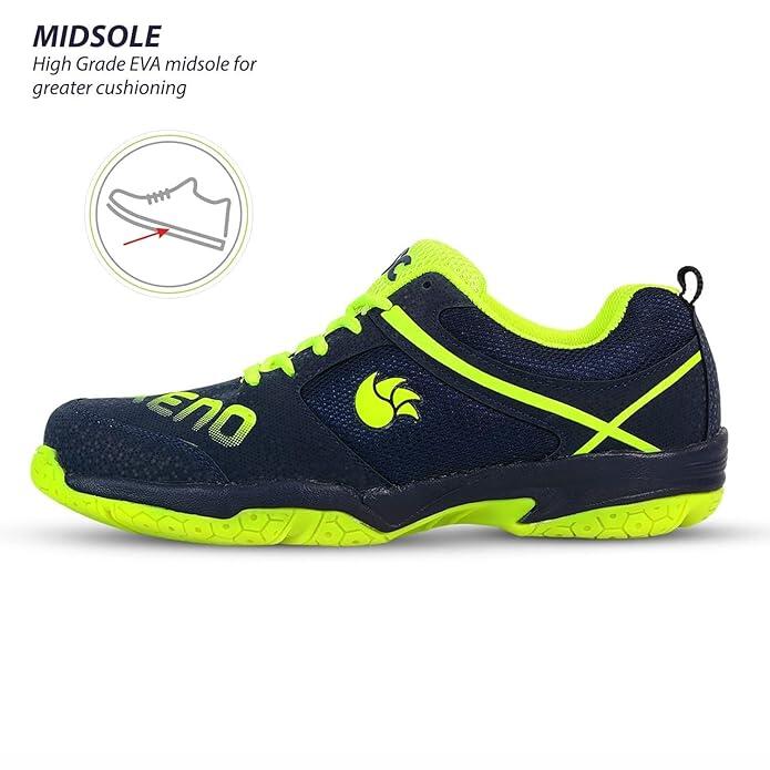 DSC Xeno Badmintonschuhe | Für Männer und Jungen | Natürliche Gummi-Außensohle 3/7