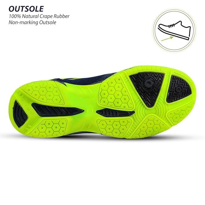 DSC Xeno Badmintonschuhe | Für Männer und Jungen | Natürliche Gummi-Außensohle 5/7