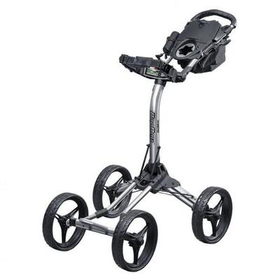 Quad XL Golf Trolley – Golfwagen – 4 Räder – Silber