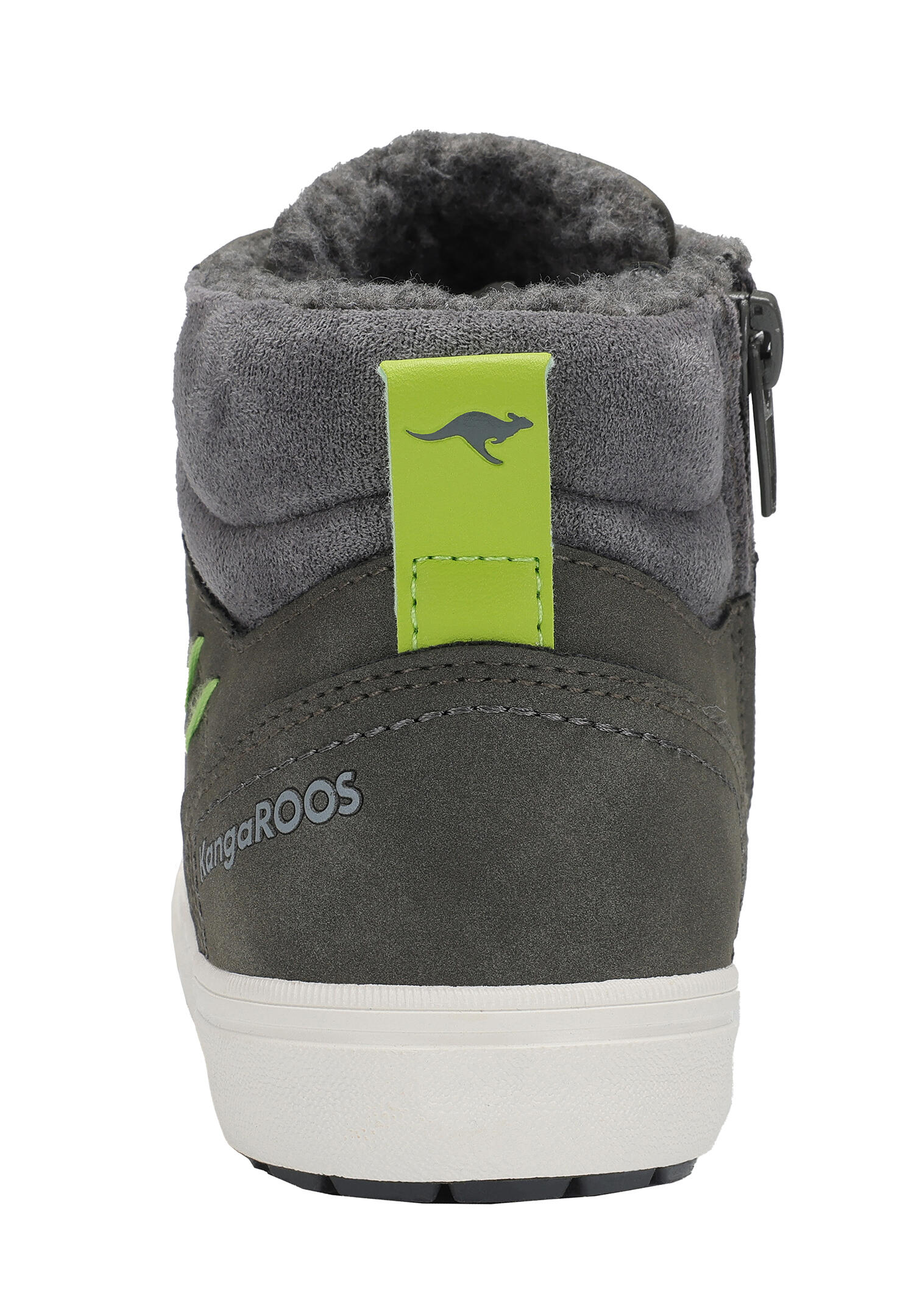 KangaROOS Kavu X High-Top Kinder Sneaker Unisex grau gefüttert Winterschuhe 5/7