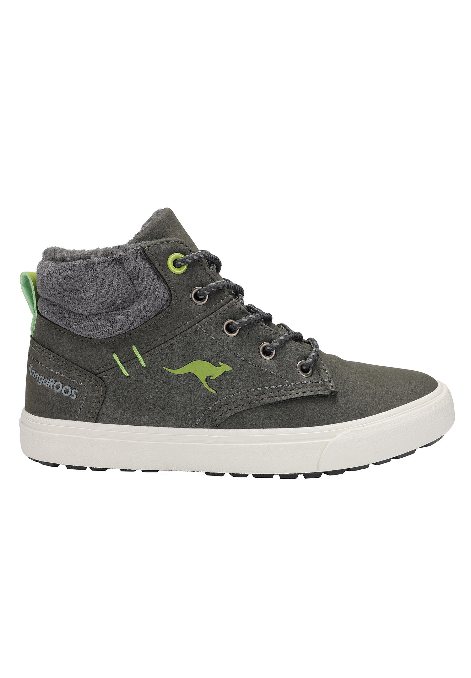 KangaROOS Kavu X High-Top Kinder Sneaker Unisex grau gefüttert Winterschuhe 3/7
