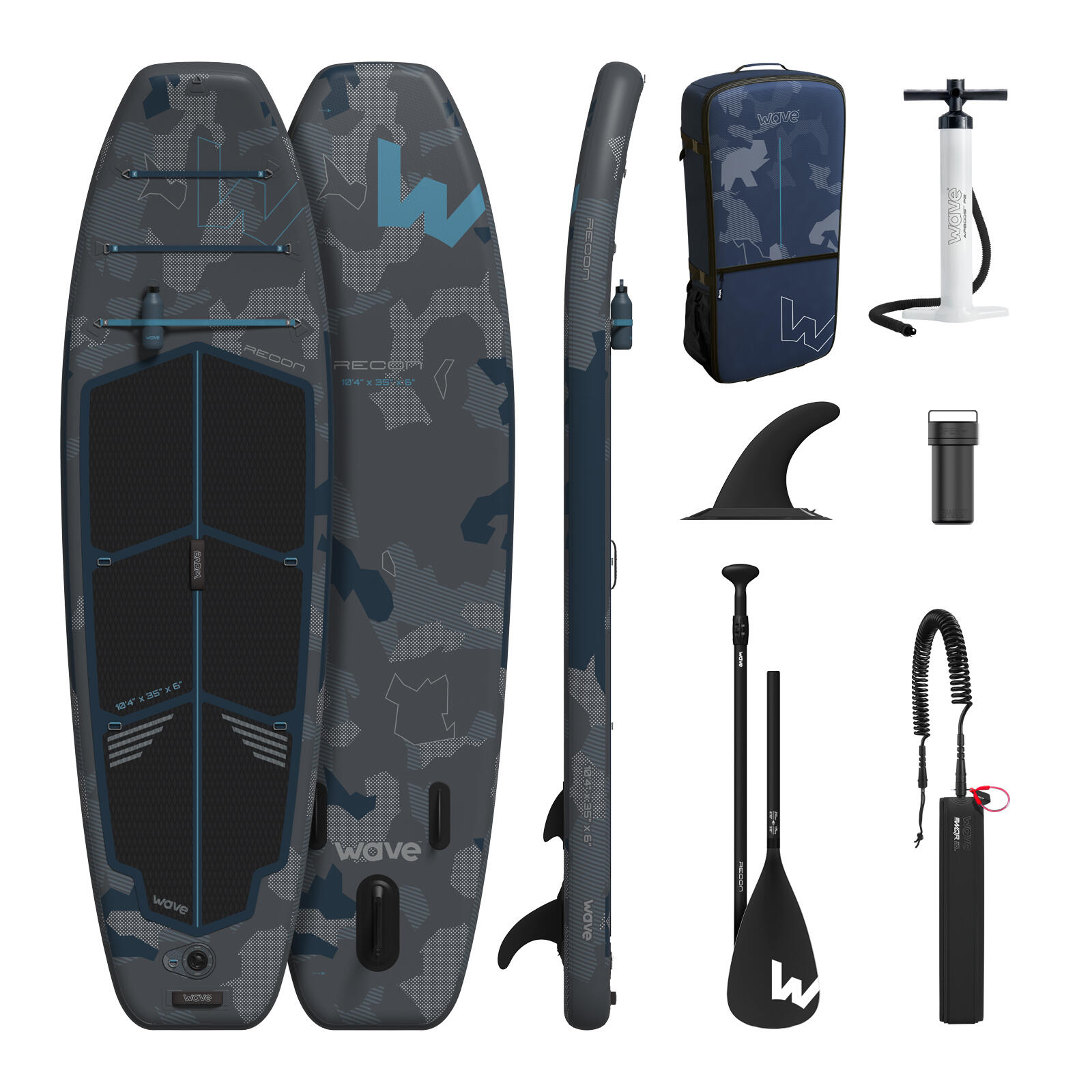 Wave Recon SUP Inflatable Paddleboard 2/6