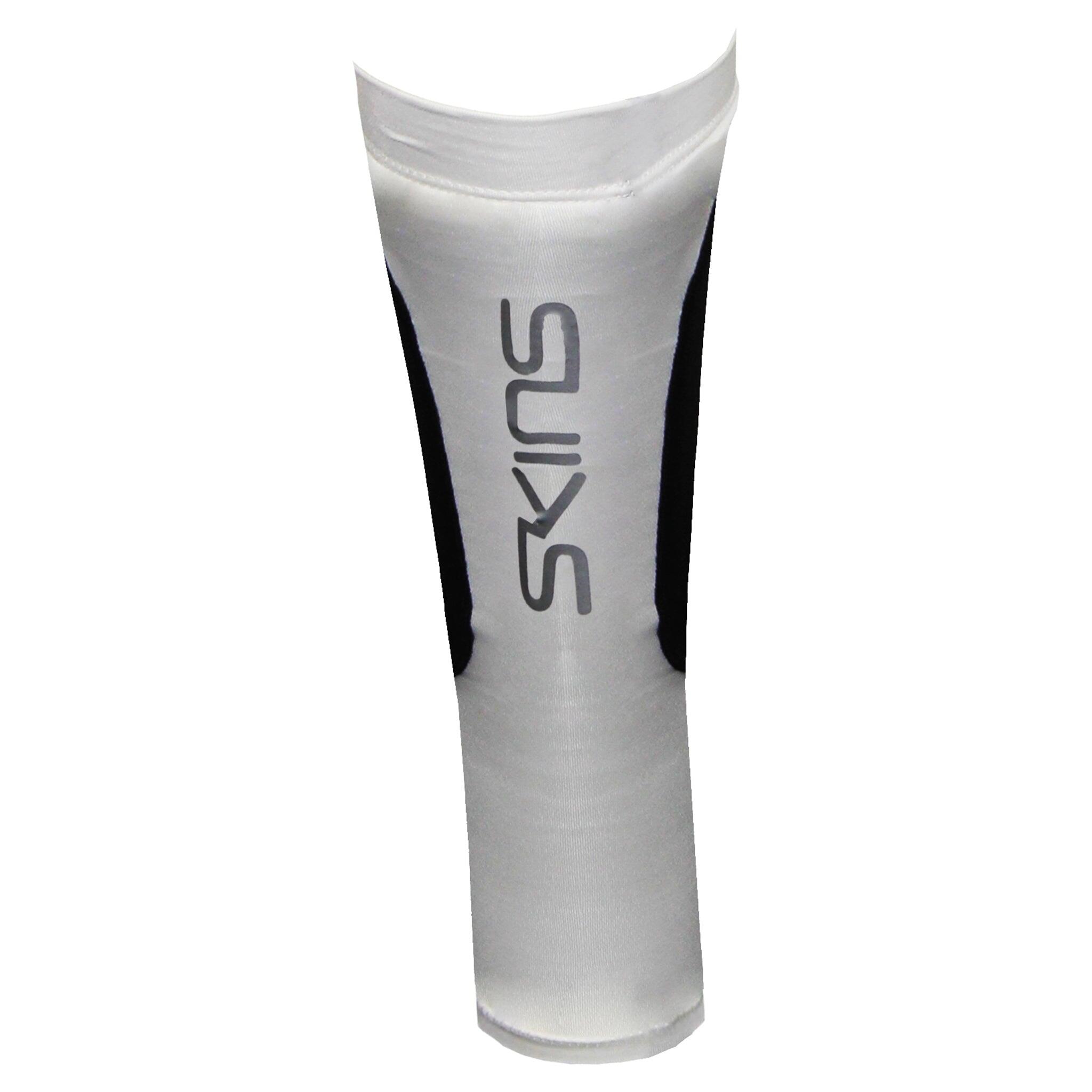 Skins Essentials Mens Black/White Compression Calf Sleeves 3/3