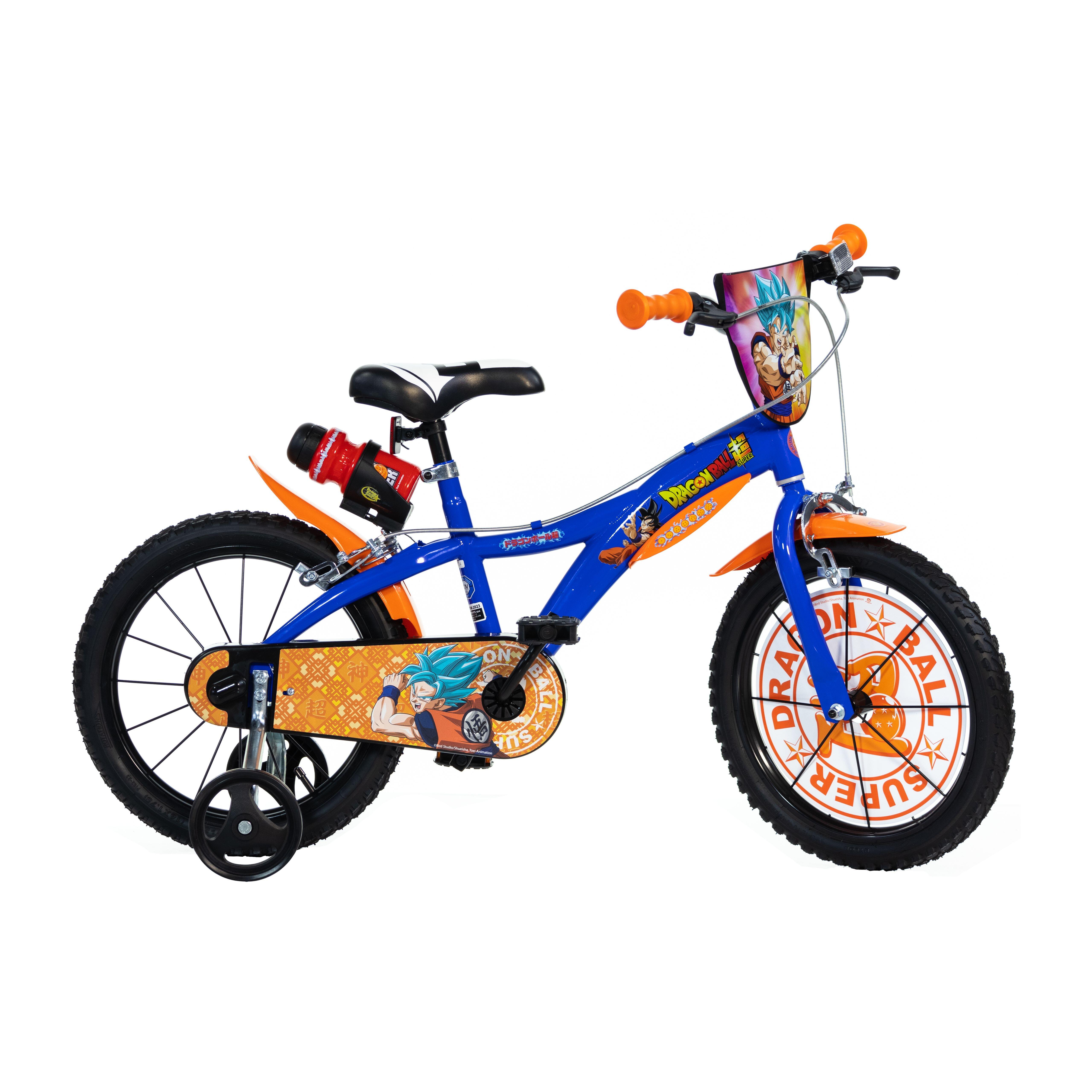 Dino Bikes - Vélo Enfant 14 Pouces 4-6 Ans Dragon Ball - Vélo Enfant - Bleu - Decathlon