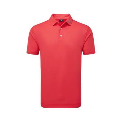 Footjoy stretch pique heren polo shirt hibiscus