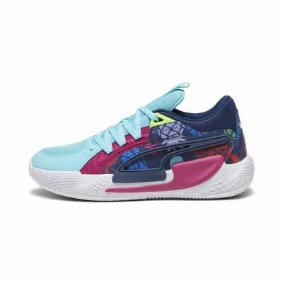 Scarpe da Basket per Adulti Basket Puma Court Rider Chaos Azzurro Chiaro