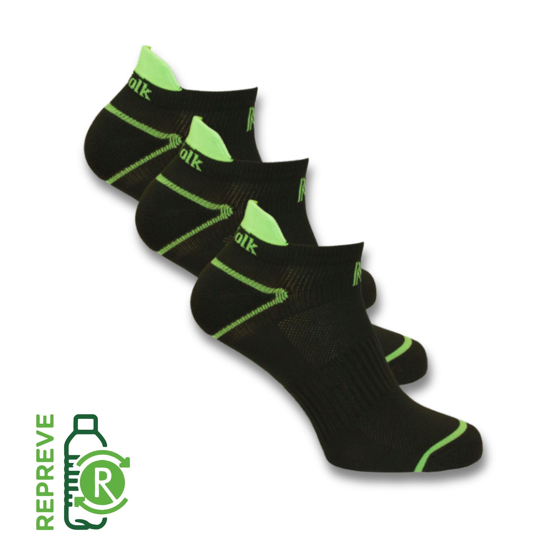 NORFOLK 3 Paia - Calzini sportivi bassi eco-friendly Repreve® - Caretta