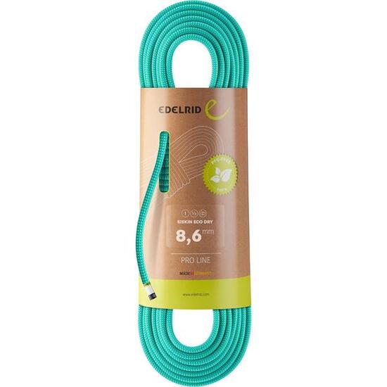 Corde dynamique EDELRID Siskin Eco Dry 8,6 mm icemint