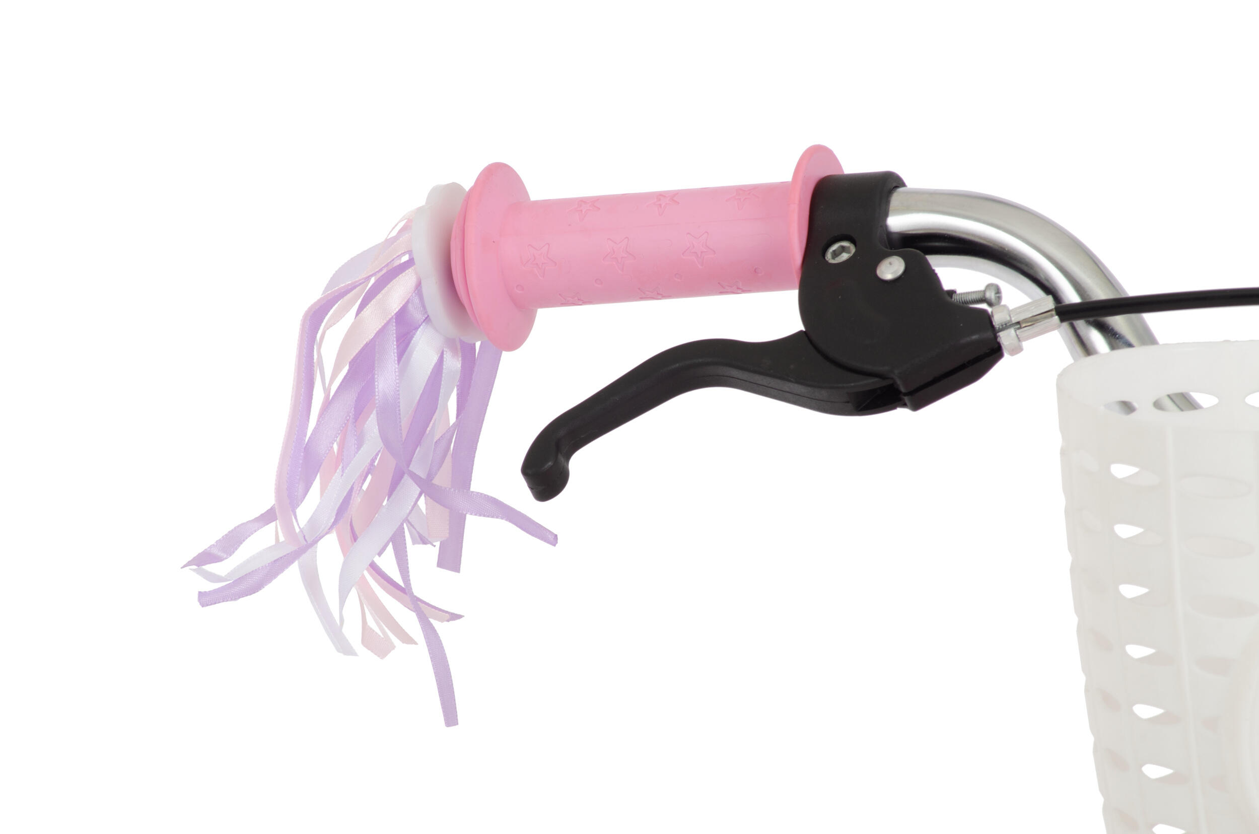 Perfect 14 Inch 22 cm Meisjes Terugtraprem Wit/Roze 4/7