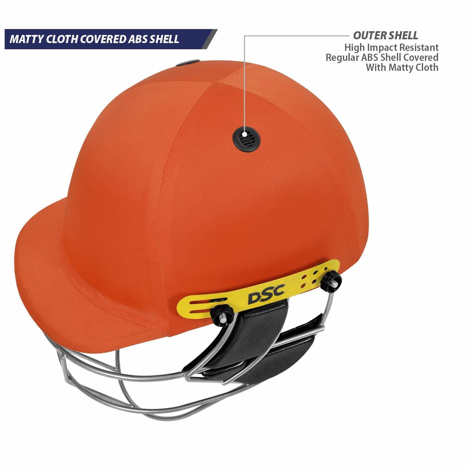 DSC VERTEIDIGER Cricket Helm | Verstellbares Gitter | Leicht & stabil 5/7