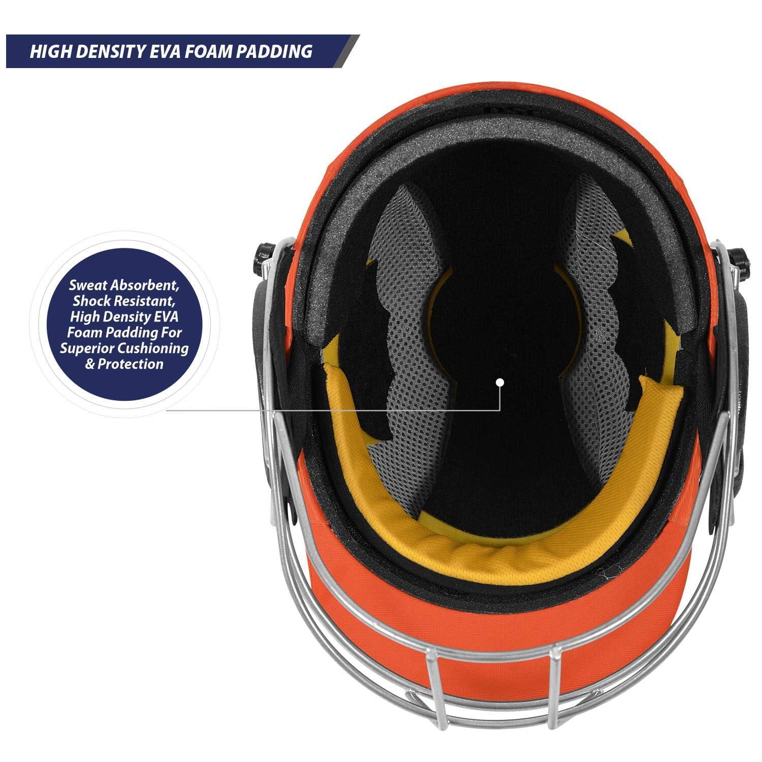 DSC VERTEIDIGER Cricket Helm | Verstellbares Gitter | Leicht & stabil 2/7