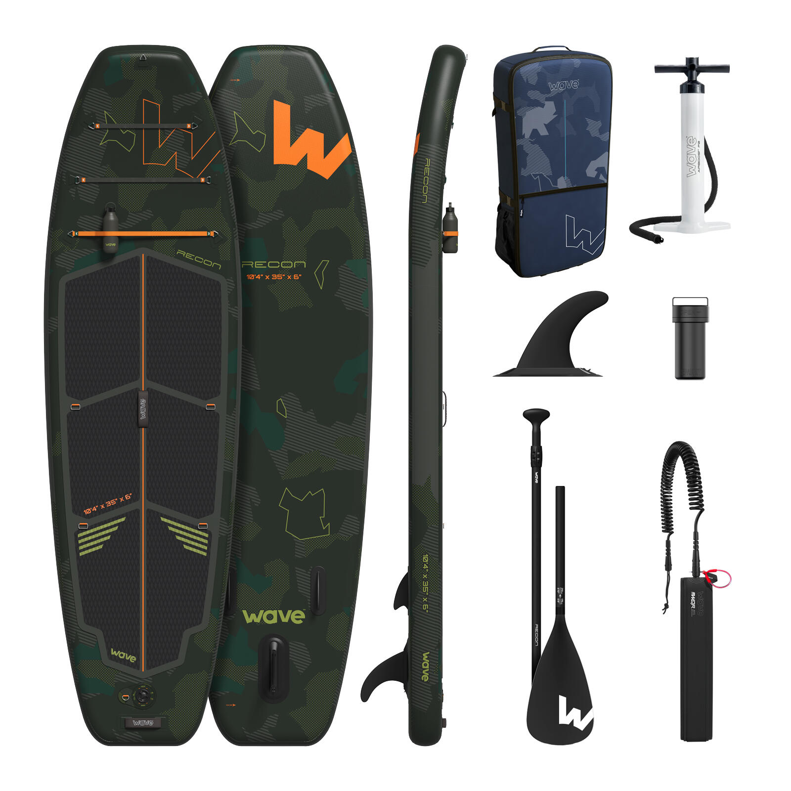 Wave Recon SUP Inflatable Paddleboard 2/6