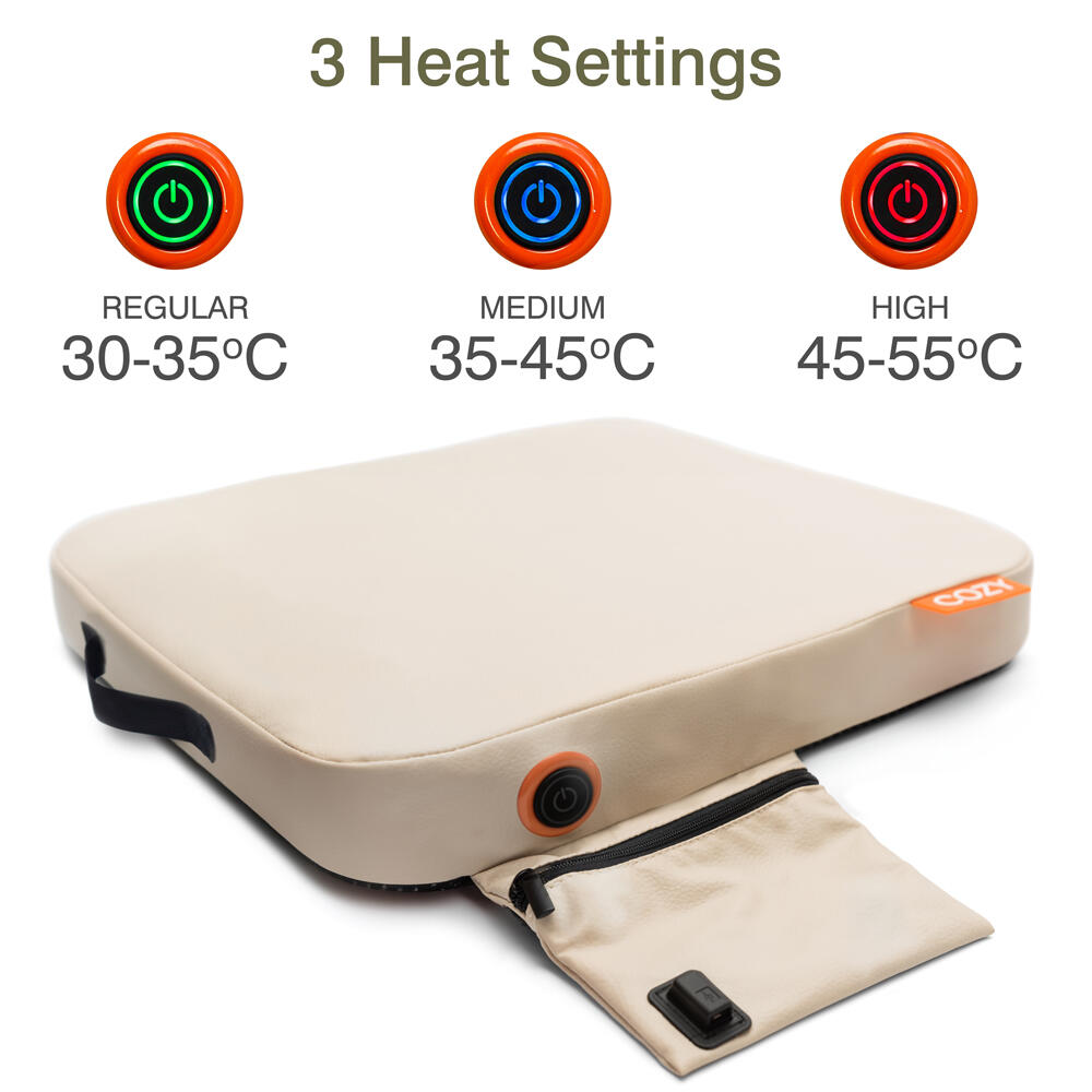 COZY Cordless Heated Seat Pad - JORD 4/7