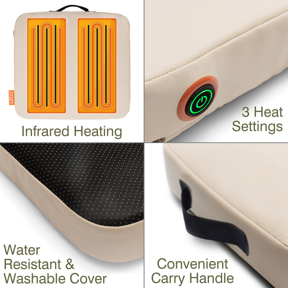 COZY Cordless Heated Seat Pad - JORD 3/7