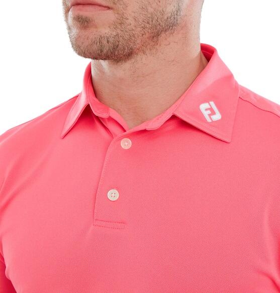 Footjoy Stretch Pique Heren Polo Shirt Fuchsia 5/5