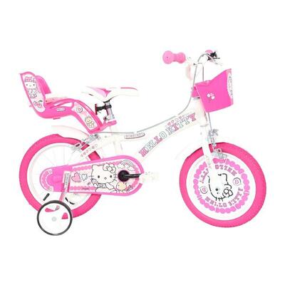 Kinderfiets 16 inch 5-7 jaar hello kitty