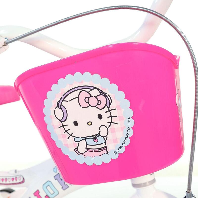 Bicicletă pentru copii HELLO KITTY de 14" cu accesorii