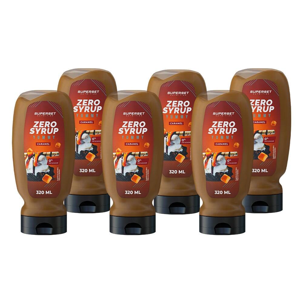 SUPERSET NUTRITION Calorievrije Siropen - Yummy Zero Siroop (6x320ml) - Karamel