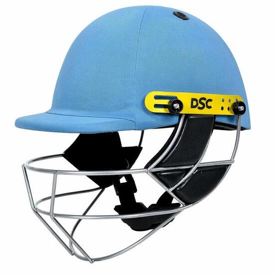 DSC PRELLBOCK Cricket Helm | Stahlgitter | Verstellbarer Riemen