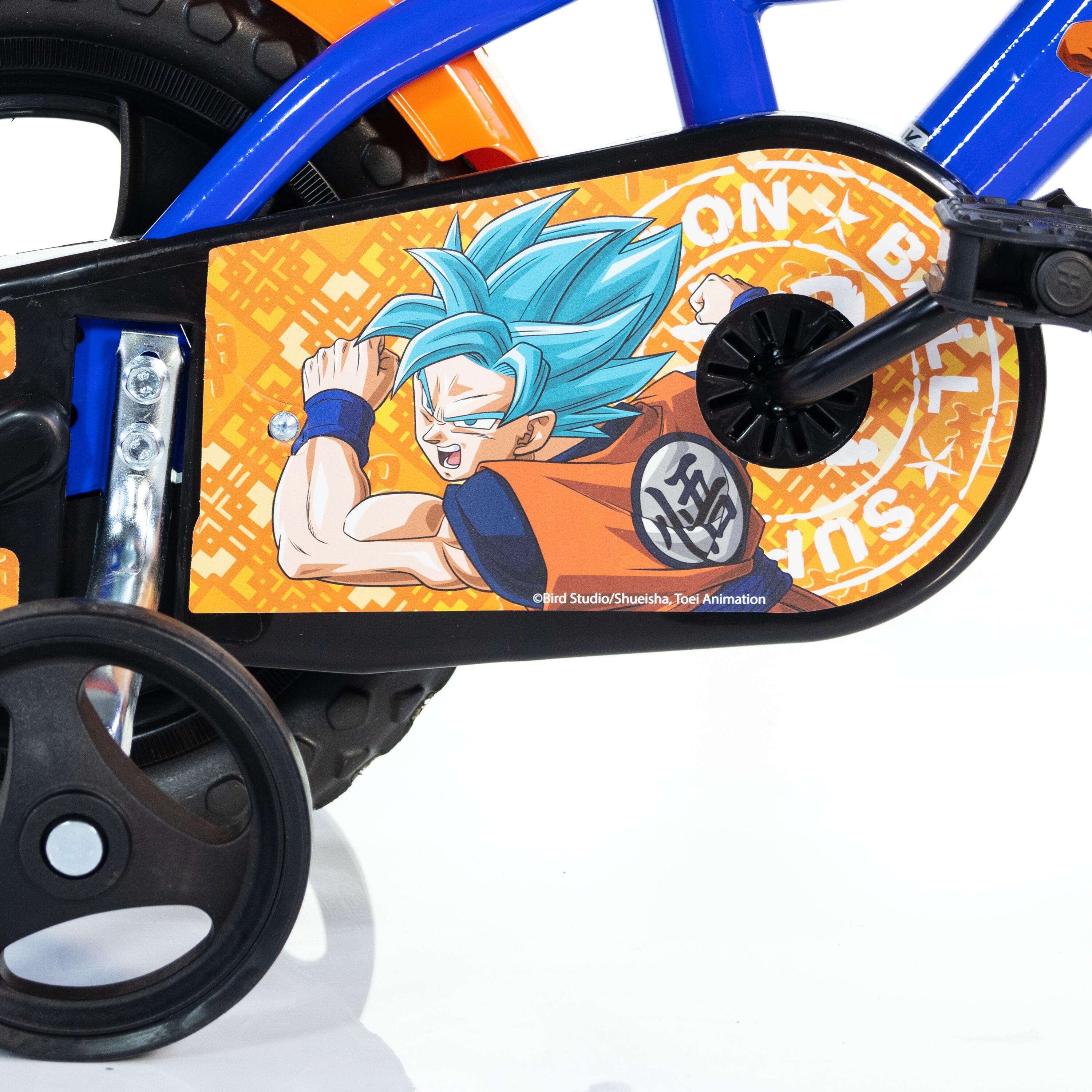 Bicicleta Niños 12 Pulgadas Dragon Ball rosado 3 años 2/5