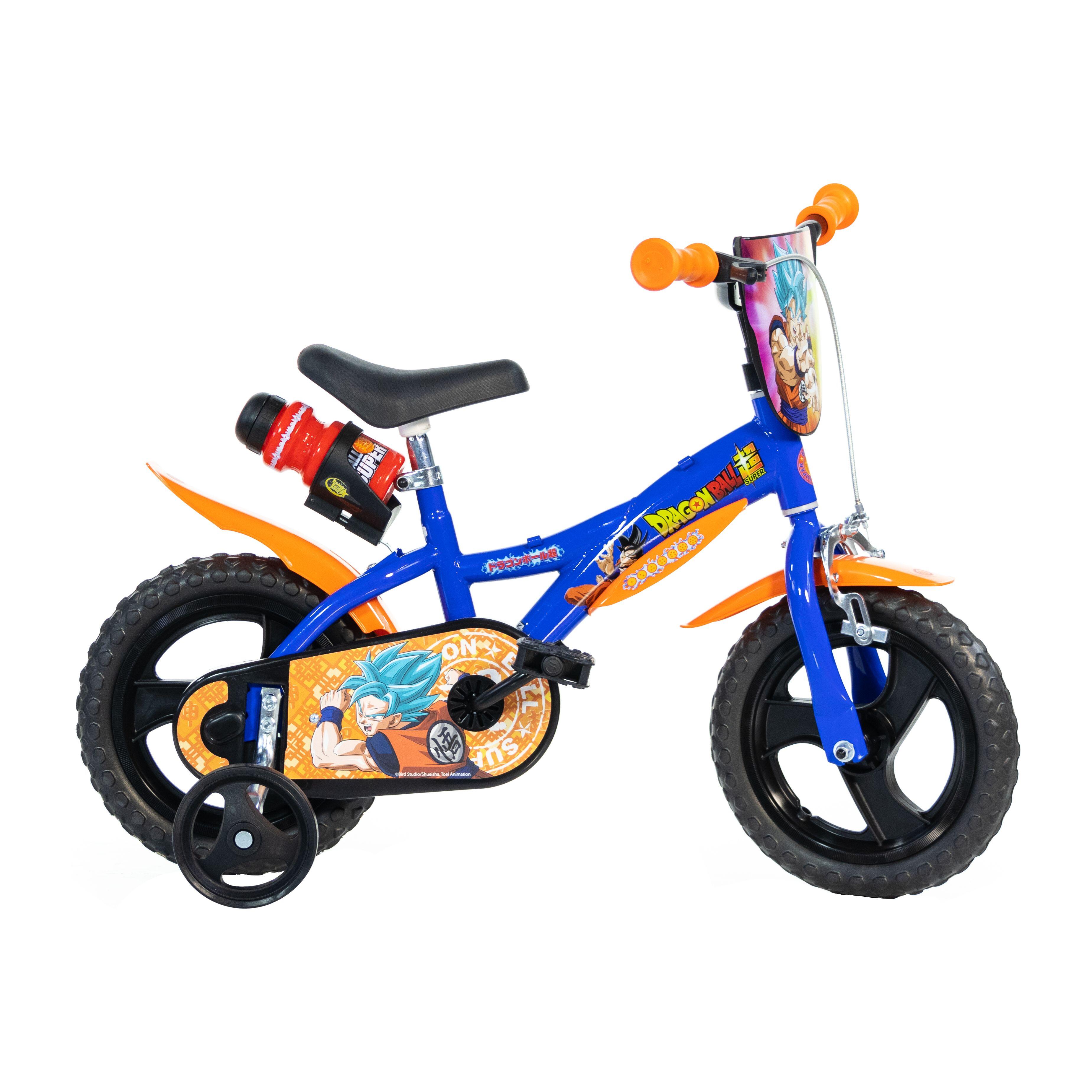 Bicicleta de criança 12 polegadas dragon ball 3 anos
