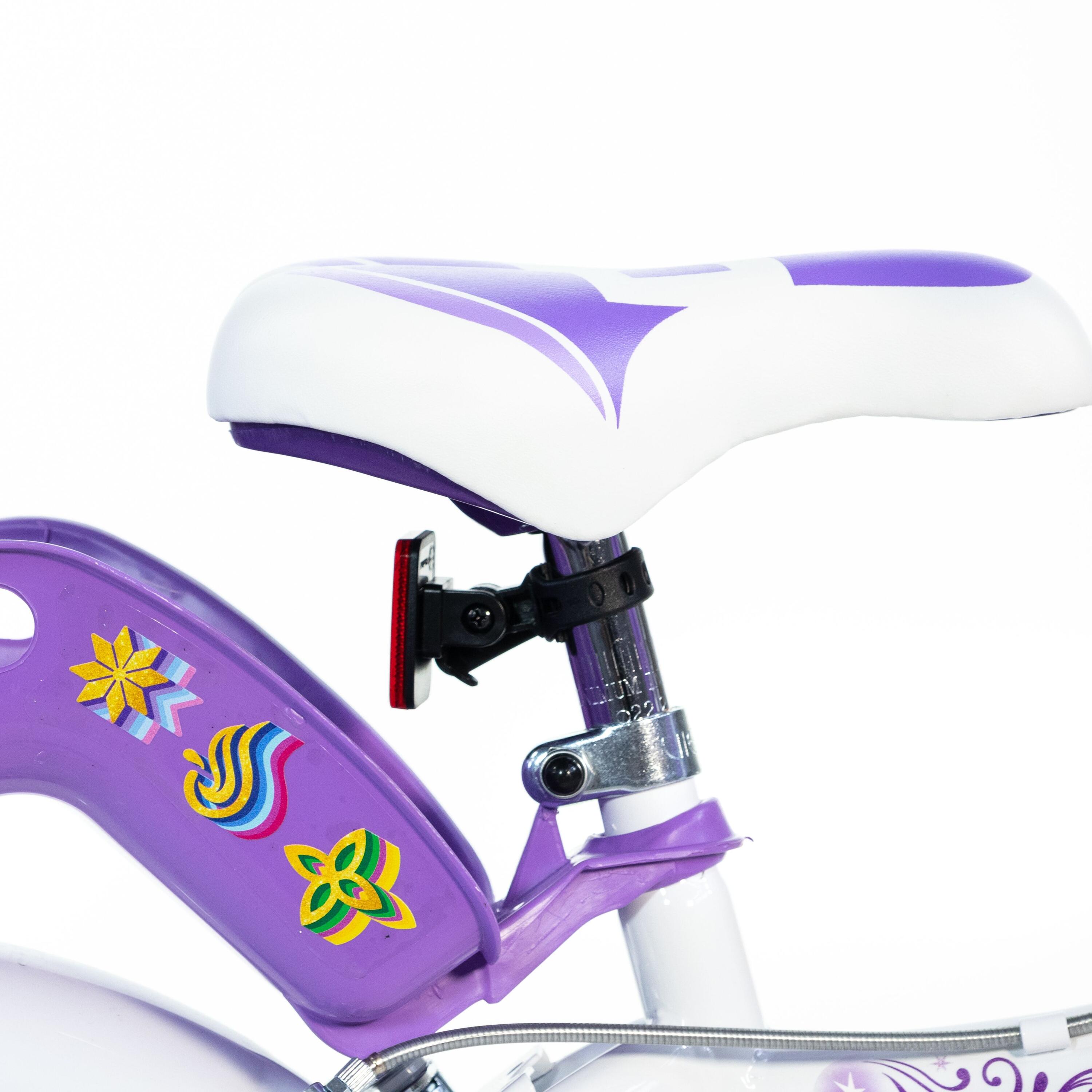 Kinderfiets 14 inch 4-6 jaar Unicorn Academy 4/6